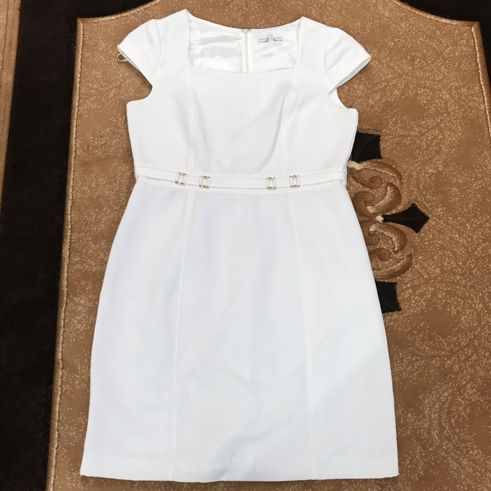 Sandra Darren White Dress